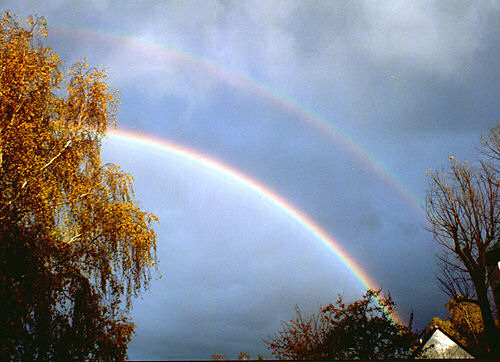 Foto eines Regenbogens